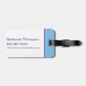 メトロポリス物語の地図 ラゲッジタグ (裏面横)