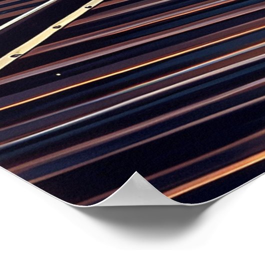 メトロポリス表現 | アールデコニューヨークトレイン ポスター (角)