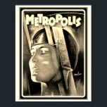 『メトロポリス』 1927年映画 ポスター<br><div class="desc">1927年の映画『メトロポリス』のポスター – 1927年にフリッツ・ラング監督を務めたドイツの表現主義のエピックSFドラマ映画。</div>