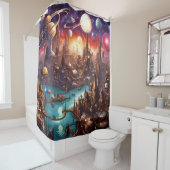 メトロポリスI シャワーカーテン (インサイチュ)