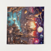 メトロポリスI タペストリー (正面(横))