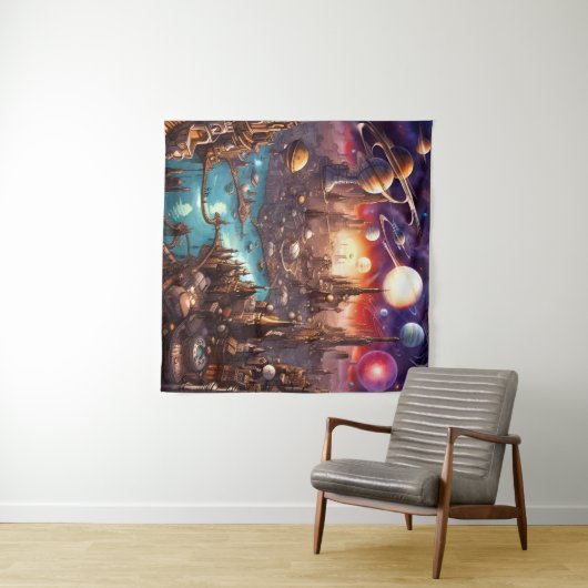 メトロポリスI タペストリー (インサイチュ(横))