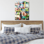 メトロポリスII キャンバスプリント (インサイチュ (寝室))