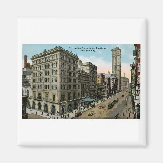 メトロポリタンオペラハウス，ニューヨーク マグネット (正面)