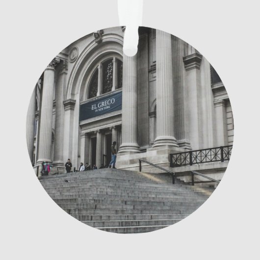 メトロポリタン美術館(会う)の写真 オーナメント (裏面)