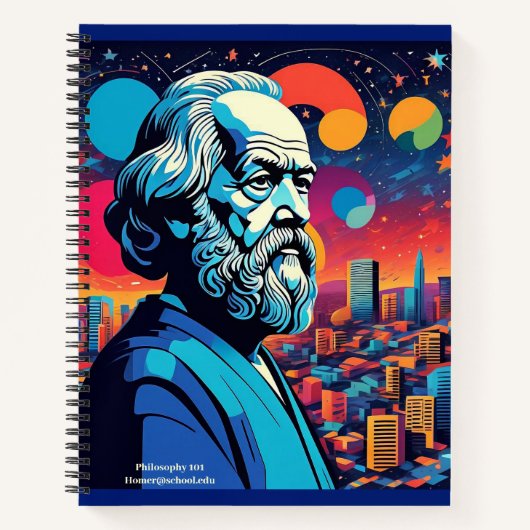 メトロポリタン音楽会:哲学者のビジョン ノートブック (正面)