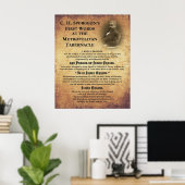メトロポリタンTabernacleファーストワーズプリント ポスター (ホームオフィス)