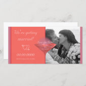 メトロポリティニが日付の写真カードを保存 セーブザデート (正面/裏面)