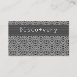 メトロレトロ名刺、クラシックグレー 名刺