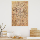 メトロ2033年の地図 ポスター (キッチン)