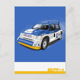 メトロ6R4ラリーカー ポストカード
