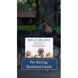 メトロ・ペット着座犬ネコ ノートカード