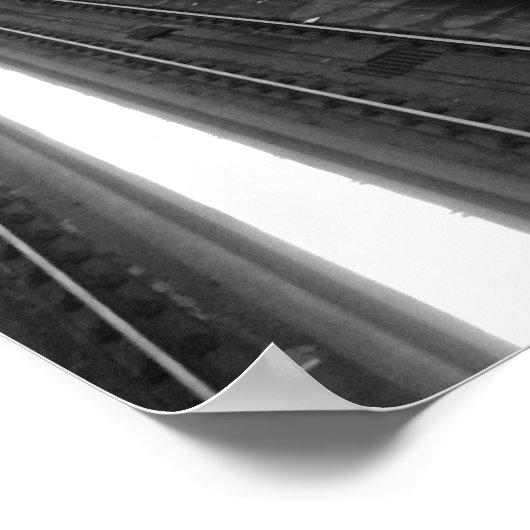 メトロB&W 11x14 ポスター (角)