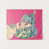 メドゥサアポップ・アートのート タペストリー (正面(横))