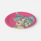 メドゥサアポップ・アートのート ペーパープレート (アングル)