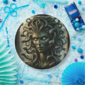 メドゥサ 死の凝視 蛇の頭 ペーパープレート (パーティー)