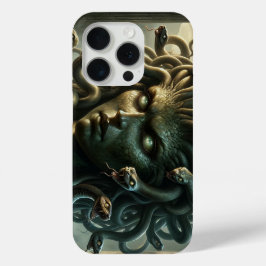 メドゥサ 死の凝視 蛇の頭 iPhone 15 PROケース