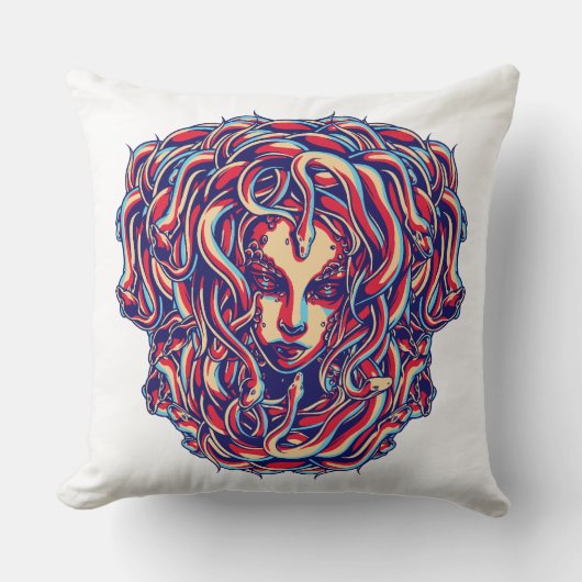 メドゥサ#02 クッション (正面)