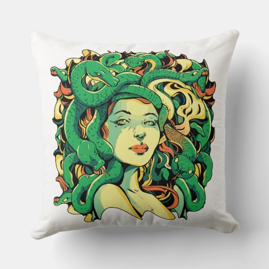 メドゥサ#03 クッション (裏面)