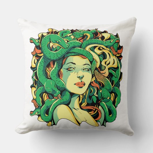 メドゥサ#03 クッション (正面)