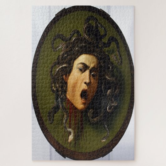 メドゥサ(1597)by Caravaggio ジグソーパズル (縦)