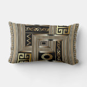 メドゥーサとギリシャ鍵 ランバークッション (裏面)