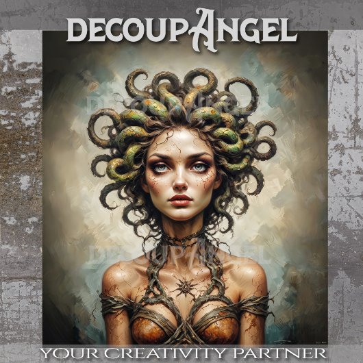 メドゥーサの眼差し減退 薄葉紙