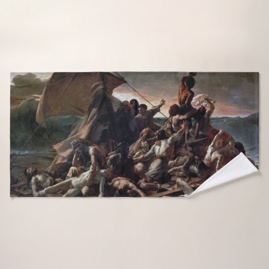 メドゥーサの筏、セオドア・ジェリコー バスタオル (バスタオル)