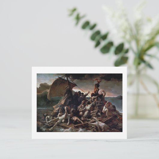 メドゥーサの筏、セオドア・ジェリコー ポストカード (スタンド正面)