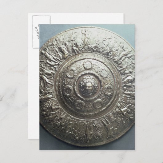 メドゥーサの頭とのシールド， 1552 ポストカード (正面/裏面)