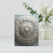 メドゥーサの頭とのシールド， 1552 ポストカード (スタンド正面)