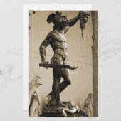 メドゥーサの頭のペルセウス 便箋 (正面/裏面)