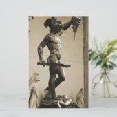 メドゥーサの頭のペルセウス 便箋 (スタンド正面)