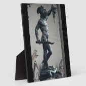 メドゥーサの頭を持つペルセウス フォトプラーク (側面)