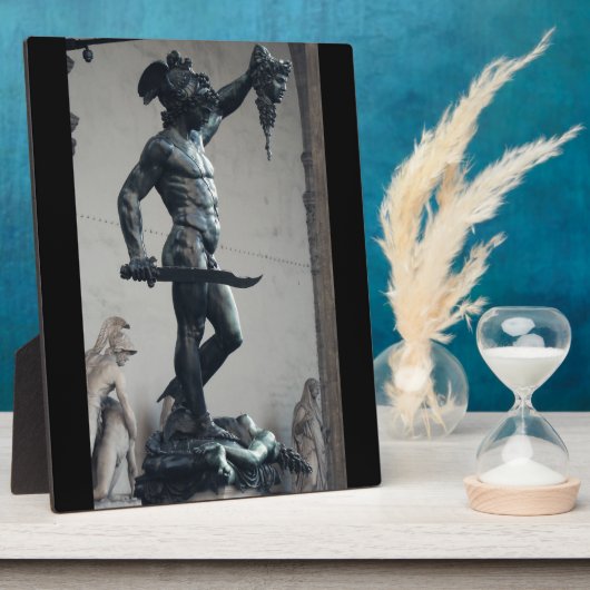 メドゥーサの頭を持つペルセウス フォトプラーク (側面)