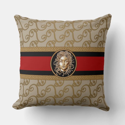 メドゥーサアイズ装飾用クッション クッション (正面)