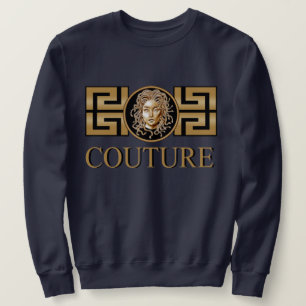 メドゥーサオートクチュール金ゴールドTシャツ スウェットシャツ