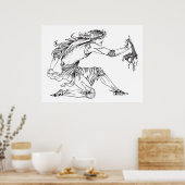 メドゥーサオーブリーベアズリー ポスター (キッチン)