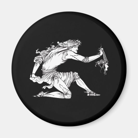 メドゥーサオーブリーベアズリー マグネット (正面)