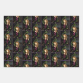 メドゥーサギリシャ神話へびゴルゴン ラッピングペーパーシート (正面3)