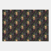 メドゥーサギリシャ神話へびゴルゴン ラッピングペーパーシート (正面)