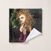 メドゥーサギリシャ神話スネークゴルゴン バスタオルセット (ウォッシュタオル)