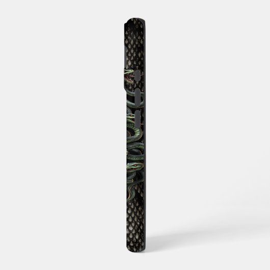 メドゥーサクイーンオブストーンiPhone & 銀河系ケース iPhone 16ケース (左側面)