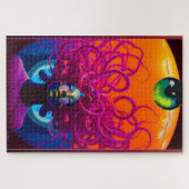 メドゥーサケンゲージシュルレアリスムの子ども ジグソーパズル (横)