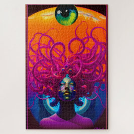 メドゥーサケンゲージシュルレアリスムの子ども ジグソーパズル