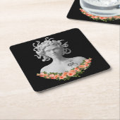 メドゥーサゴルゴン スクエアペーパーコースター (アングル)