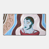 メドゥーサスネークレディ – ハーフレディーハーフレディースネーク デスクマット (正面)