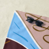 メドゥーサスネークレディ – ハーフレディーハーフレディースネーク ビーチタオル (インサイチュ)