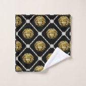 メドゥーサダイアモンズゴールデンゴルゴンギリシャのリバイバル バスタオルセット (ウォッシュタオル)