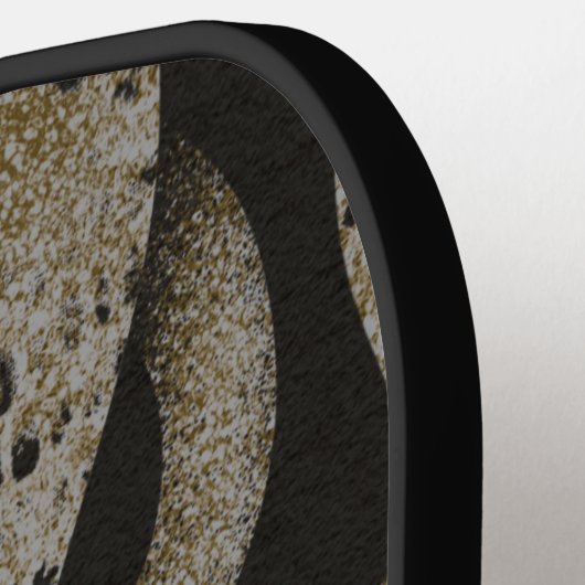 メドゥーサヘビエレガントラグジュアリーアート ピックルボールラケット (左詳細)